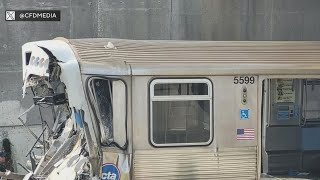 NTSB investigators on scene of CTA Yellow Line train crash