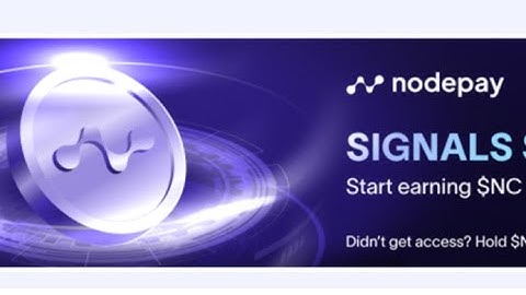 Claim token Nodepay của chương trình đào tạo AI Signals mùa 1 (không phải Airdrop 2)