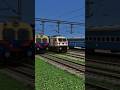 WAP7 Double Decker Skipping Railway Station | Train Simulator | Train Game | Train Video #shorts