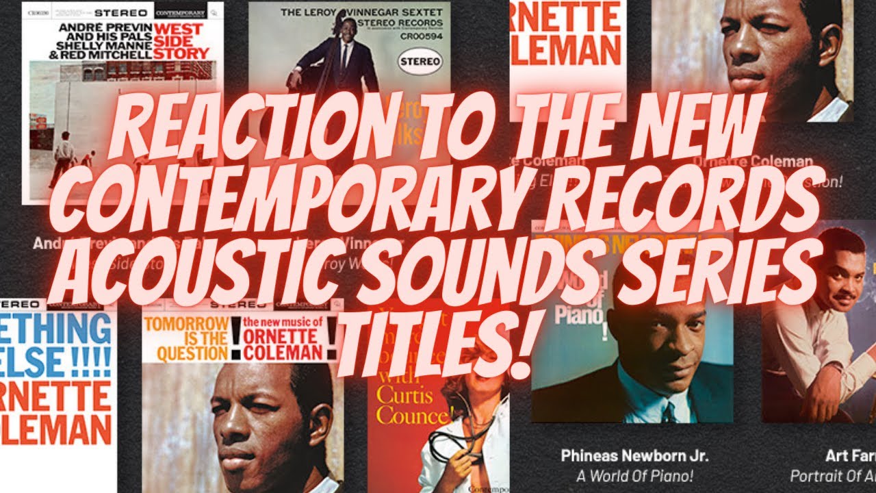 Reaction To The New Contemporary Records Acoustic Sounds Series Titles!