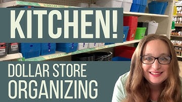6 Kitchen Organization Ideas after Decluttering || Dollar Store || Hoarder to Minimalist Kitchen