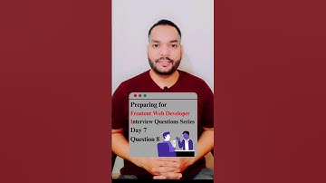 Frontend Web Developer Interview Question Series. #shorts #javascript