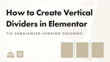 How to Create "Sneaky" Vertical Dividers in Elementor with No CSS or Border Styles