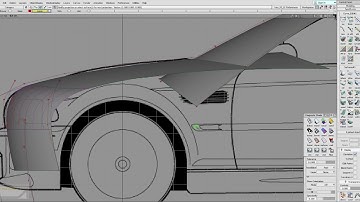 Alias modeling -20191030 M3 Basic skin 02 후드에서 프론트범퍼까지 만들기