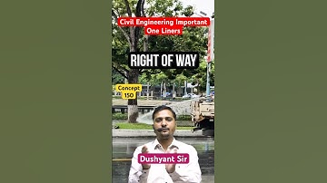 Concept-150 | Building Line | Transportation Engineering By Dushyant Sir #sasuti #dushyantsir