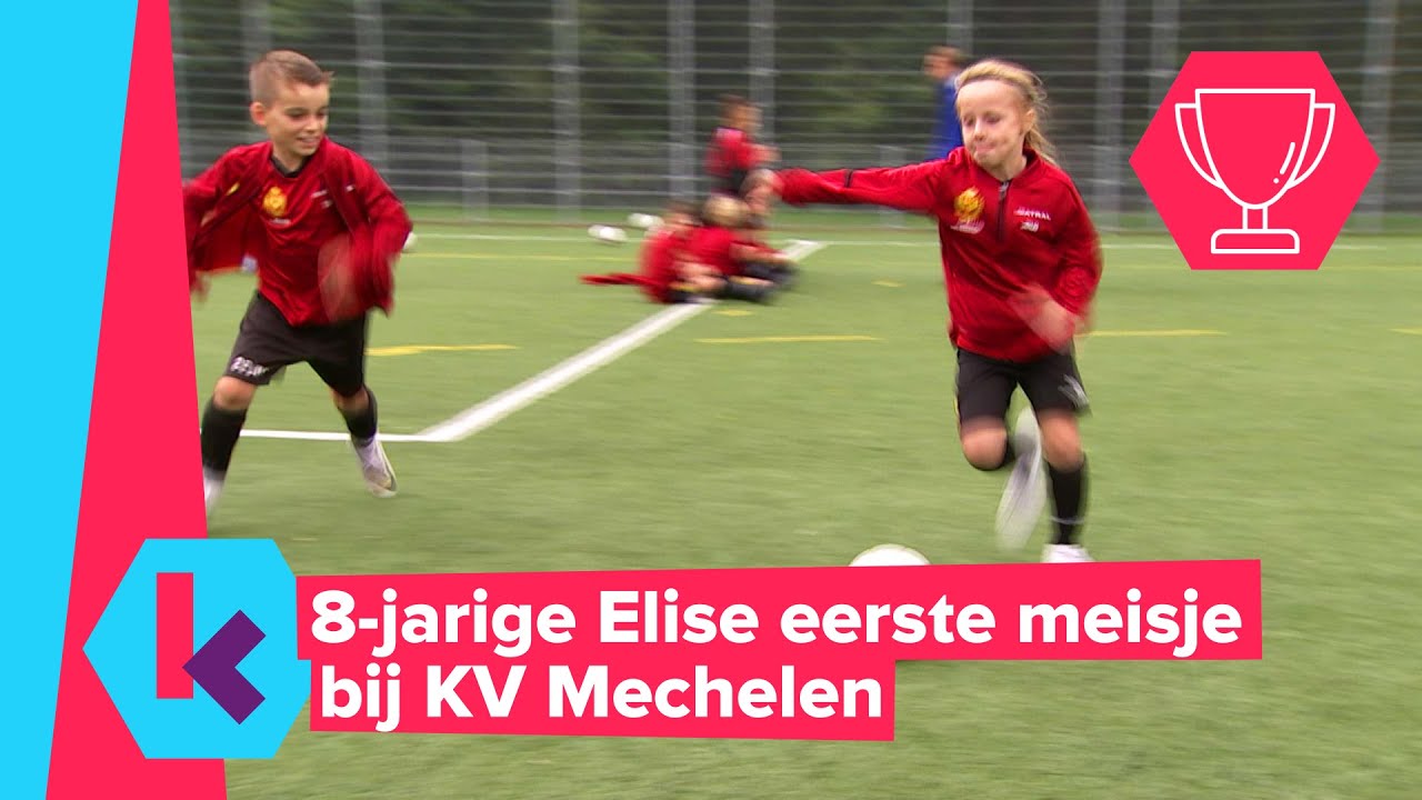 eerste keer dat voetbalclub een meisje toelaat