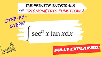 Math 101 Step-by-Step Integration Tutorial: Solving  ∫sec⁡^n(x) tan⁡(x) dx for Positive Integers n