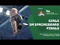 Live diving finals girls 14 15 years old 3m springboard world junior championships 2022 mp3