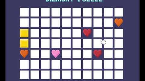 Memory Puzzle Qt/C++