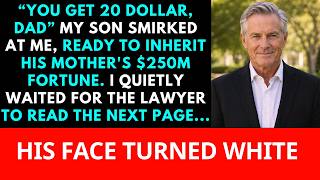 My Son Said I Would Get NOTHING From My Ex-Wife’s $250M Will, Lawyer You Inherit. Firethorn Revenge.
