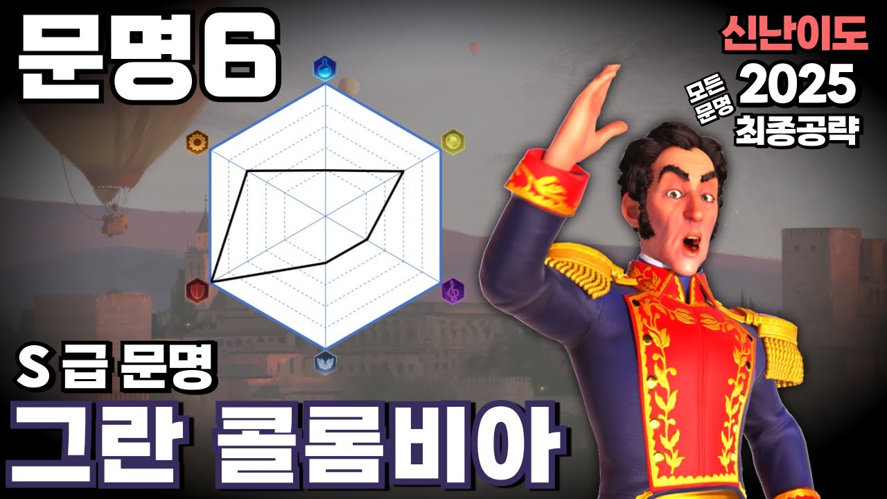 문명6 최종공략) S급 문명 