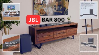 🔊 JBL Bar 800 Unboxing &amp; First Impressions | Dolby Atmos Soundbar with Detachable Speakers!