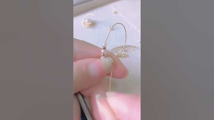 Pearl Earrings Making Process