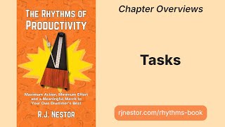 Tasks โ The Rhythms of Productivity Chapter Overview