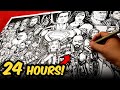 DRAWING the JUSTICE LEAGUE  for 24 HOURS???  #RestoreTheSnyderVerse