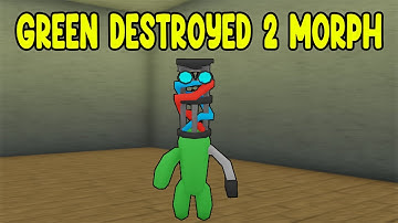 UPDATE - How To Find GREEN DESTROYED 2 MORPH in Find The Backrooms Morphs