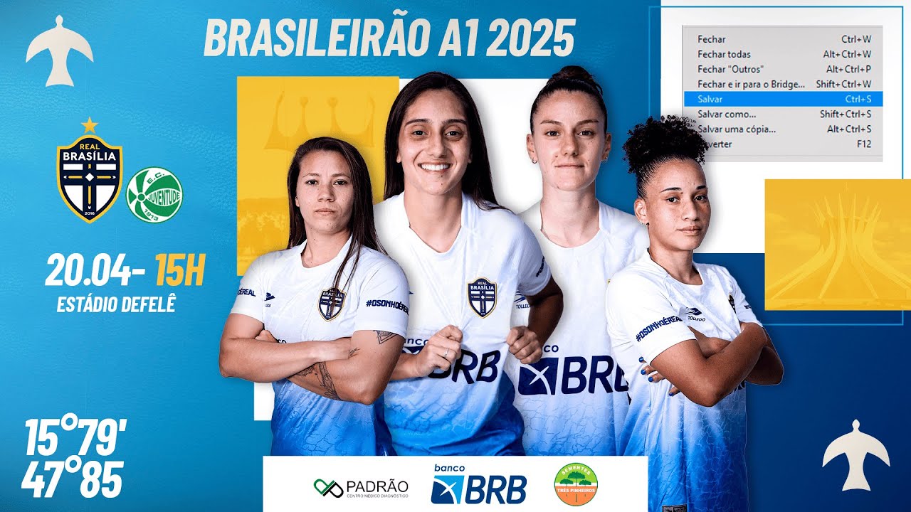 Real Brasília x Juventude | ao vivo com imagens | Brasileirão Feminino Série A1 2025