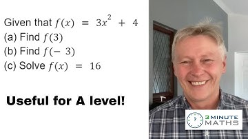 Composite Functions 1 - Quick Video GCSE Maths Revision - Grade 7