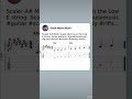 A# minor scale #shorts #guitar #music