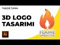 3B Logo Tasarımı Nasıl Yapılır? (3D Logo Design) #EvdeKal