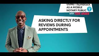 Using Thumbtack as a mobile Notary Public