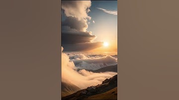 Thumbnail of 🌿The Peaceful mountain Clouds ☁️💚😍. #mountains #hills #clouds #sky #travel #timelapse #cloud