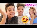 LET'S BE HONEST WHO HAS A CRUSH? | Brock and Boston