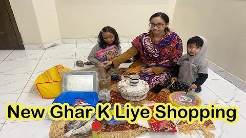 Shopping | New Ghar K Liye Shopping @mariabilalfamily
