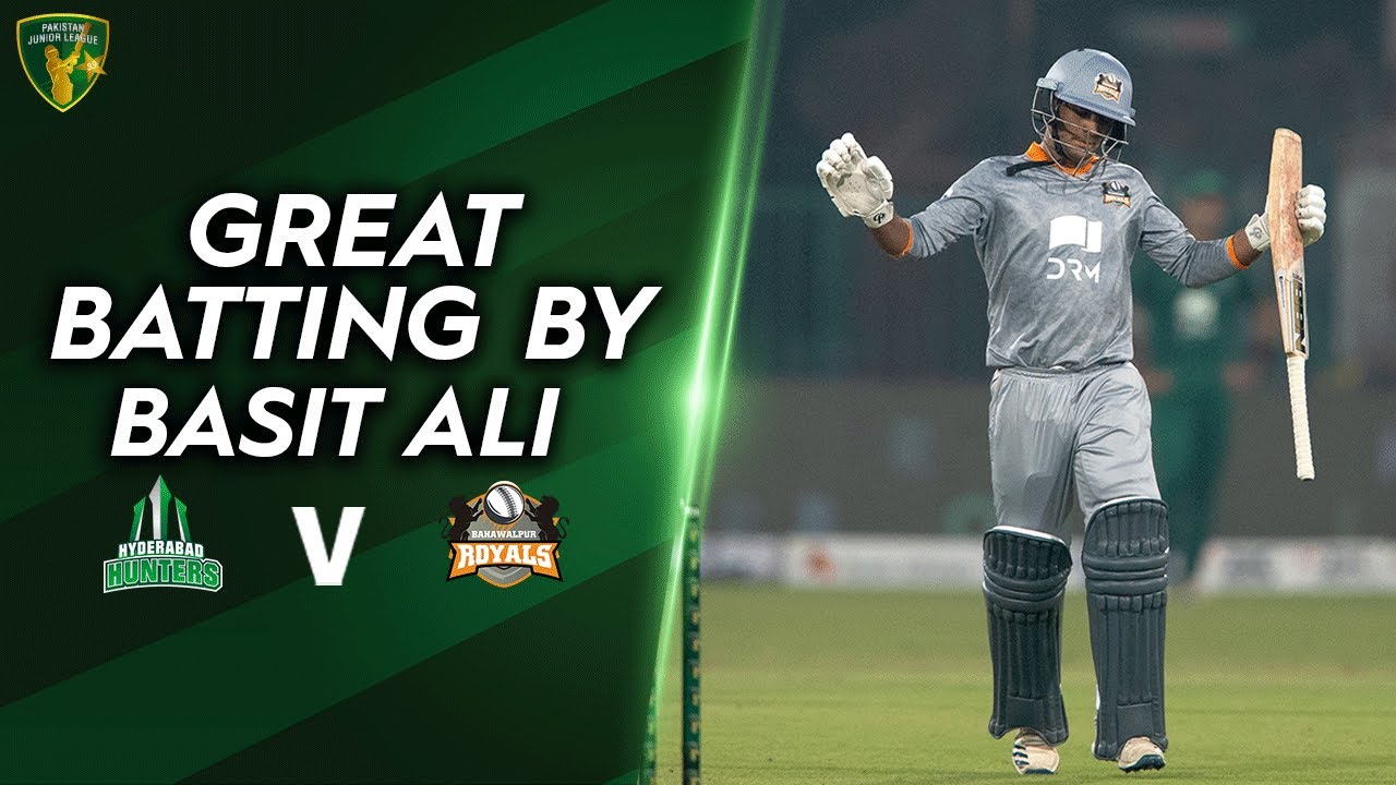 Great Batting By Basit Ali | Bahawalpur Royals vs Hyderabad Hunters ...
