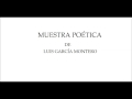 Muestra poética Luis García Montero