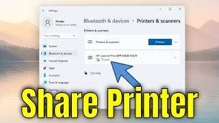 How To Share Printer on a Network in Windows 11/10
