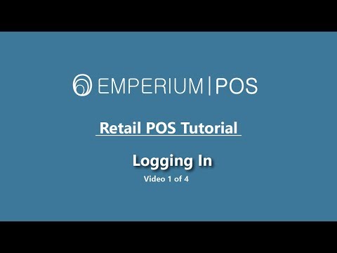 How to Login to your Emperium Retail POS software - Video 1 of 4