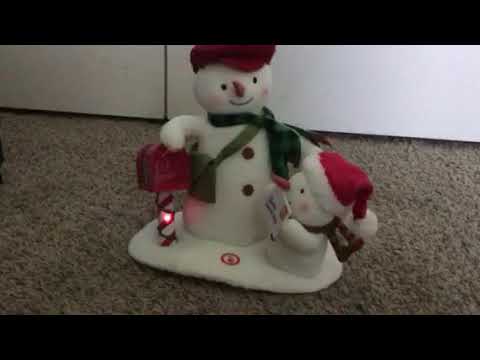 hallmark plush singing snowman 2018
