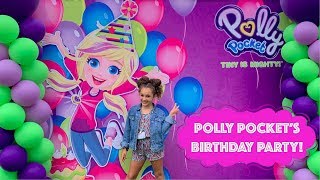 FUN at POLLY POCKET/Sky Brown birthday celebration  toy review | Corinne Joy