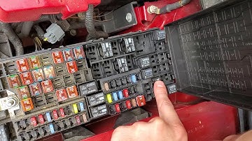 2013 Ford Edge AC Relay and Fuse, Blower Motor Relay and Fuse