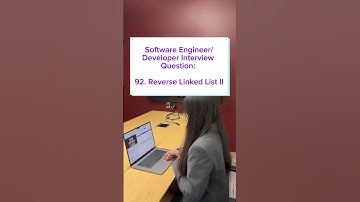 Software Engineer/Developer Interview Question: 92. Reverse Linked List II