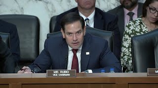 Vice Chairman Rubio delivers closing remarks at a hearing on foreign threats to the 2024 elections