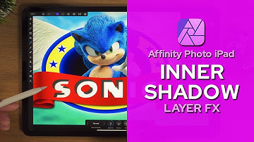 How to Add INNER SHADOW in Affinity Photo iPad