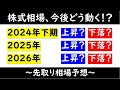 株式相場の先取り予想!!(2024年・25年・26年)