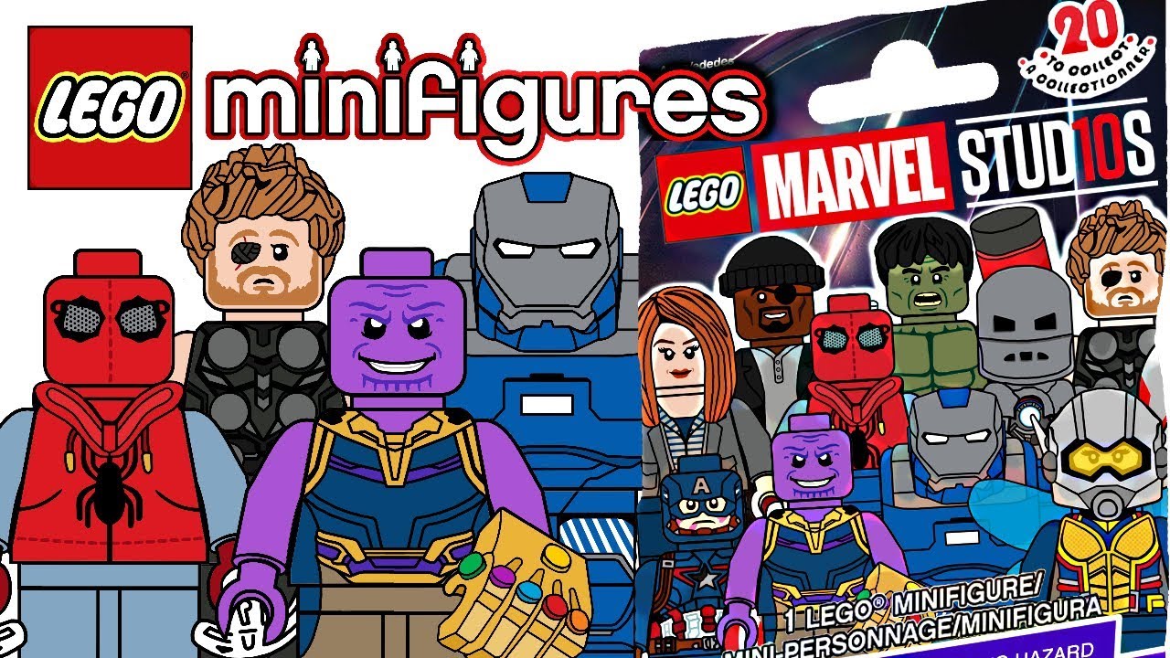 every lego marvel minifigure