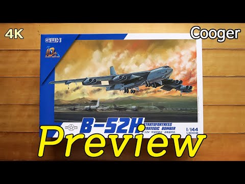 Video: Great Wall Hobby L1008 B-52H Stratofortress strategický bombardér US Air Force (1/144)