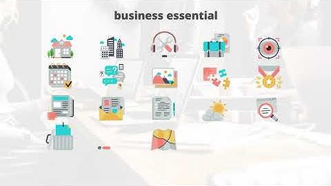 Business Elements – Flat Animation Icons | After Effects Elements - Envato elements