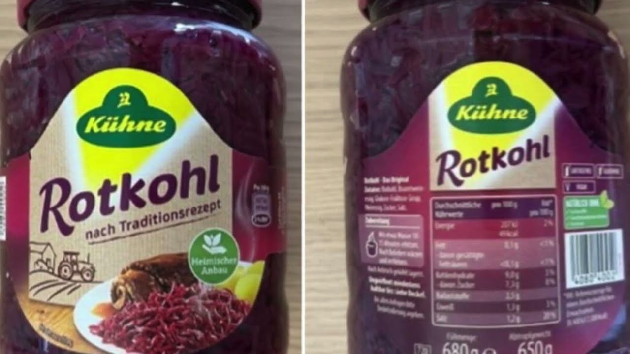 Bundesweiter Lebensmittelr ckruf K hne Rotkohl Im Glas YouTube Bundesweiter Lebensmittelr ckruf K hne Rotkohl Im Glas YouTube