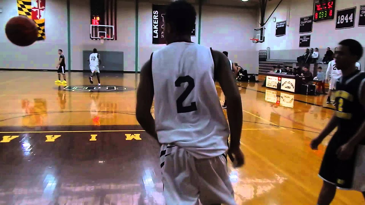 Jordan Brooks basket St. John's Catholic/Boys' Latin basketball MIAA B