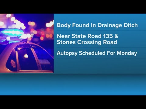 Unidentified body found in drainage ditch in Johnson County - YouTube