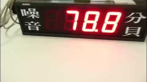 Tecpel Sound Level Meter Dual LED Displays