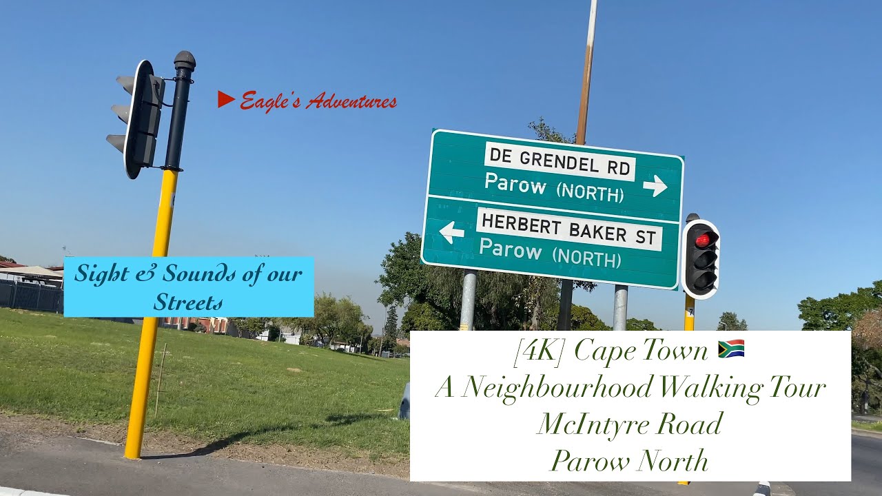 [4K] Cape Town 🇿🇦, A Neighbourhood Walking Tour, McIntyre Road, Parow