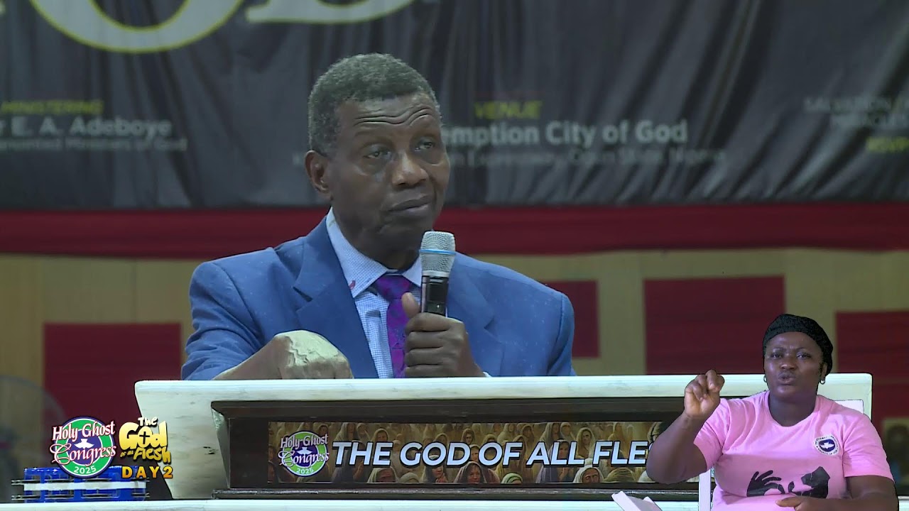RCCG ANNUAL HOLY GHOST CONGRESS 2025 || THE GOD OF ALL FLESH || EVENING SESSION || DAY 2