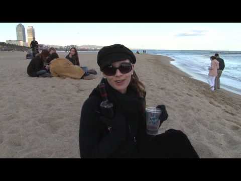Desiree reviews a Bodegas Dios Ares on the beach i...