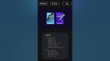 🔥 Create a Nike Shoes Card with HTML, CSS & JavaScript | Web Design Tutorial! 👟💻